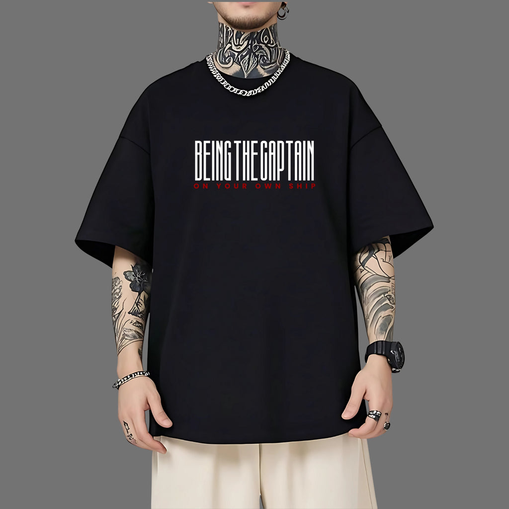 BEING THE CAPTAIN OVERSIZED TEE