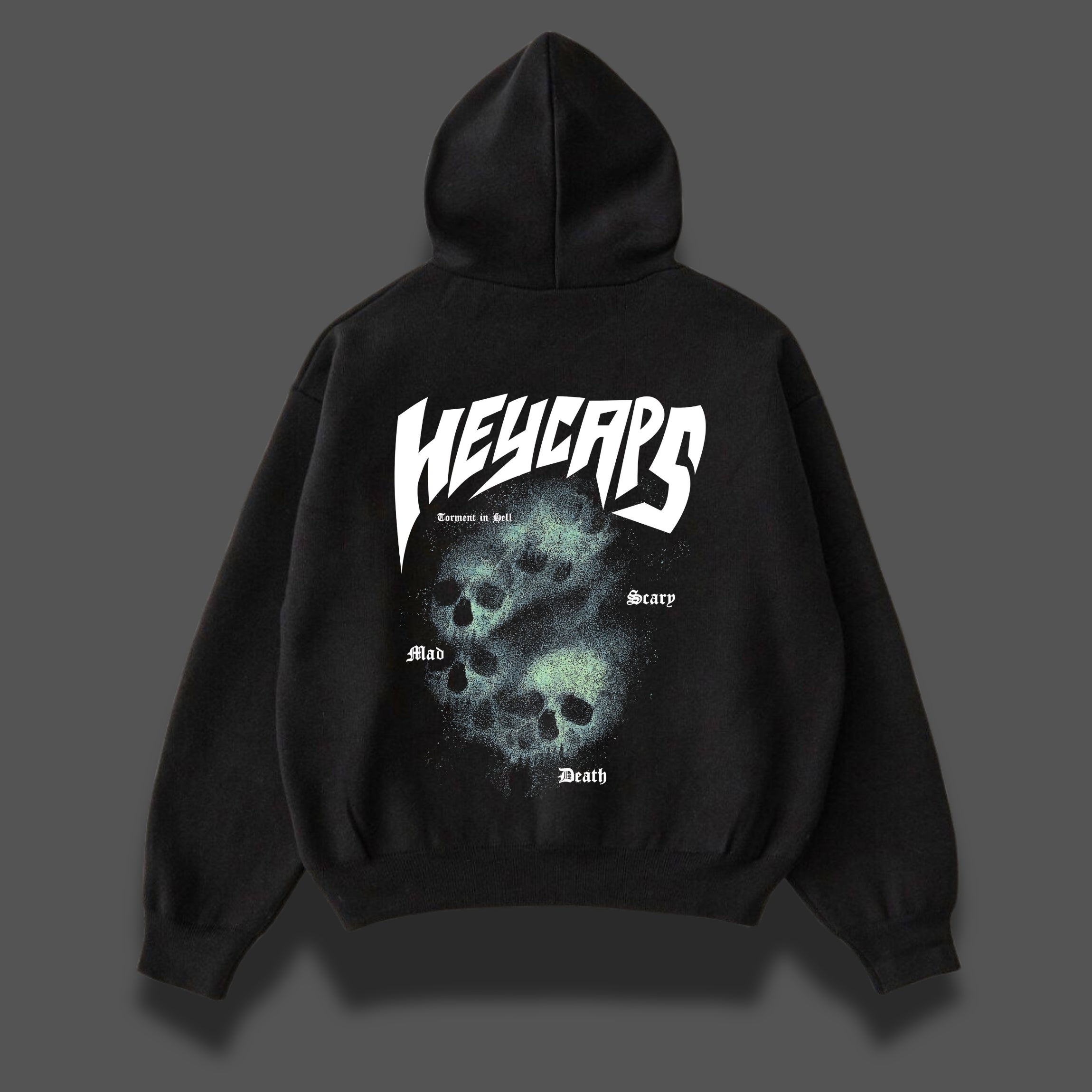 BROOKLYN SKULLS OVERSIZED HOODIE