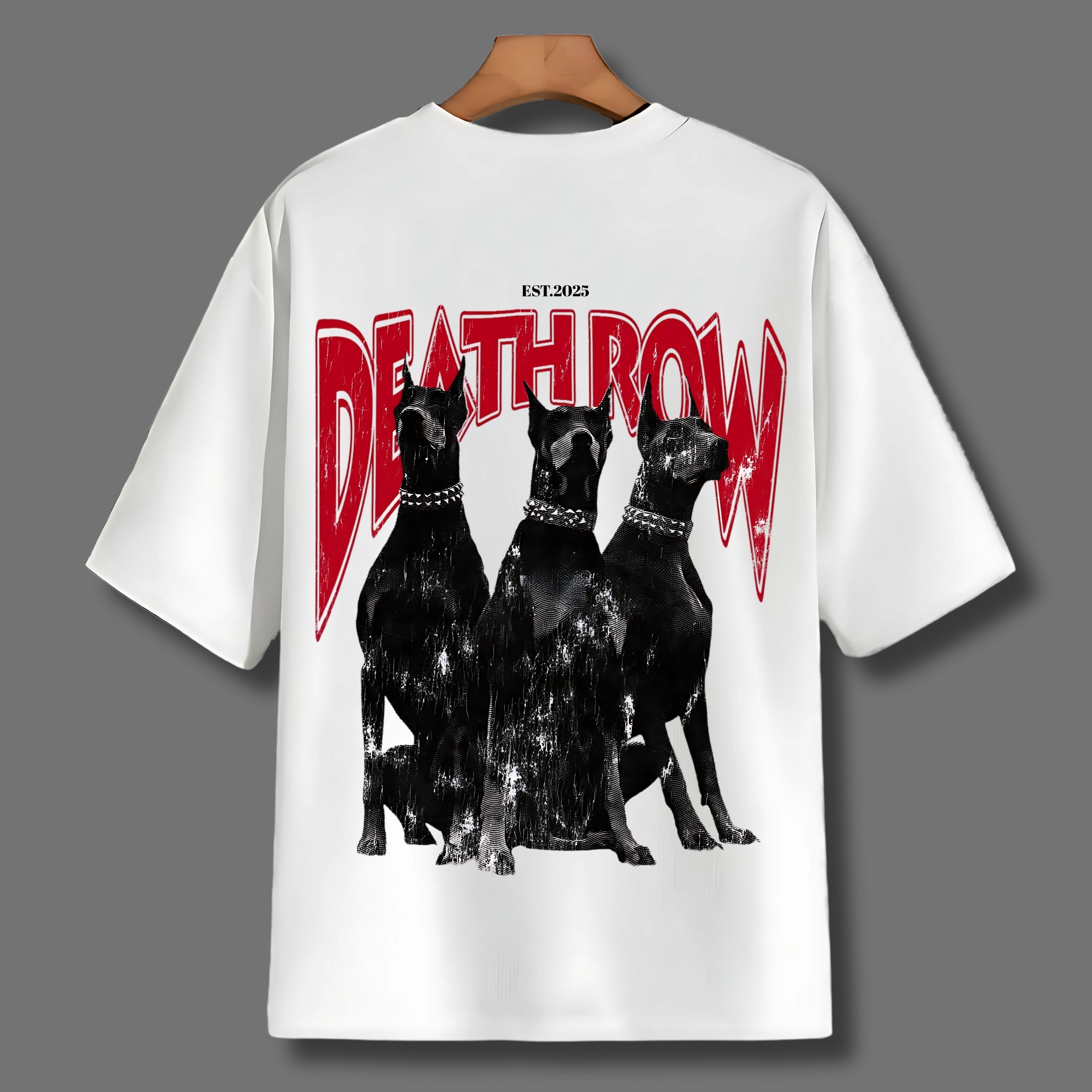 DEATHROW DOBERMANS OVERSIZED T-SHIRT