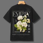 EMPTY FLORAL OVERSIZED T-SHIRT