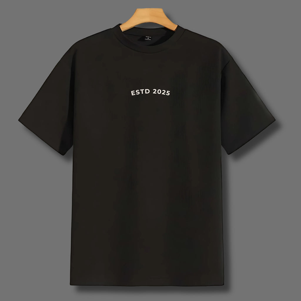 ESTD 2025 MINIMAL OVERSIZED T-SHIRT