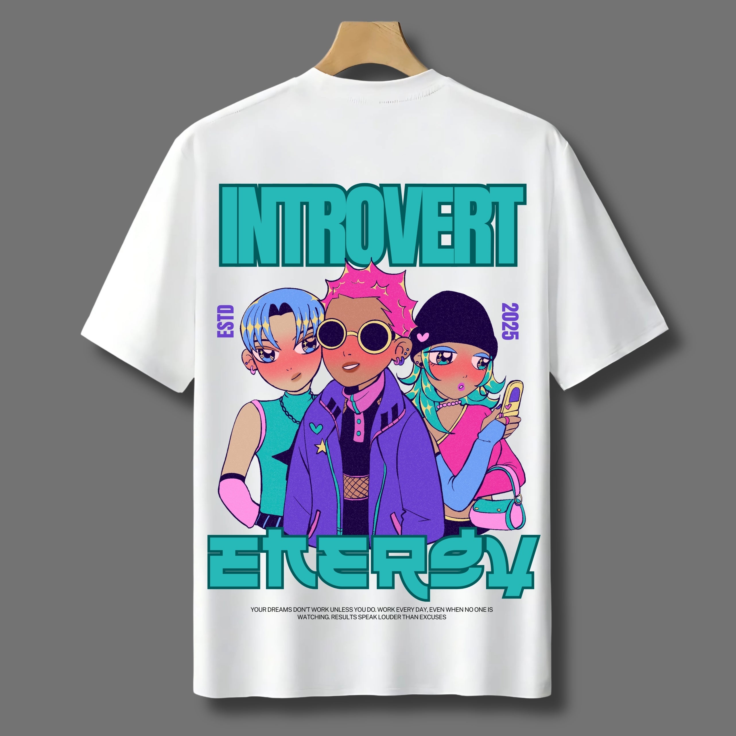 INTROVERT ENERGY OVERSIZED T-SHIRT
