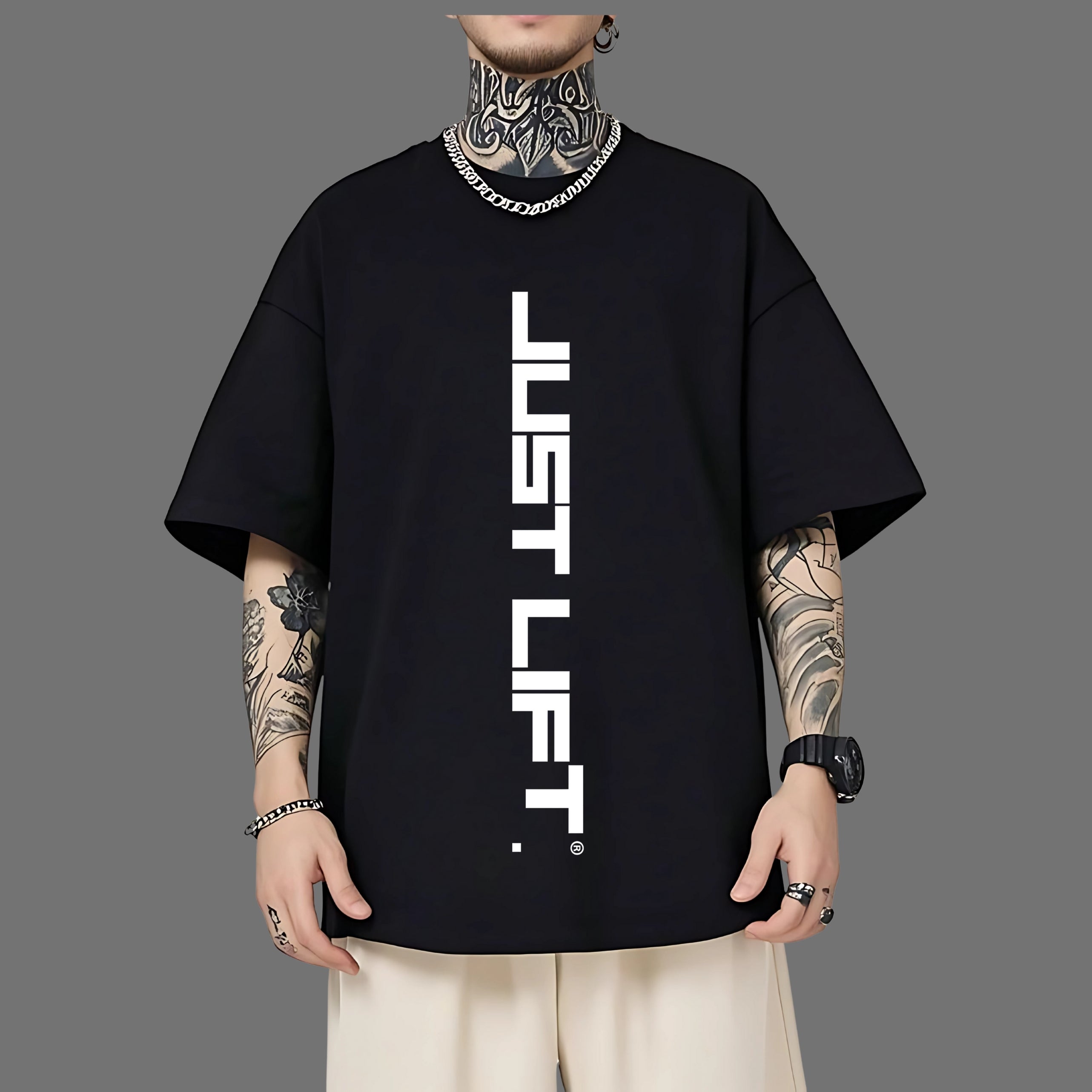 JUST LIFT OVERSIZED T-SHIRT