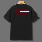 NEVER GIVE UP & STOP OVERSIZED T-SHIRT