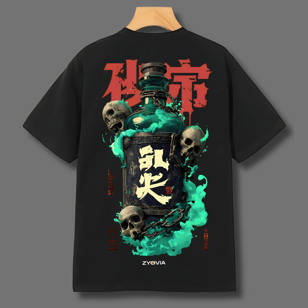 ONE PIECE SOUL FLAME OVERSIZED T-SHIRT