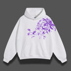 PURPLE BUTTERFLY OVERSIZED HOODIE
