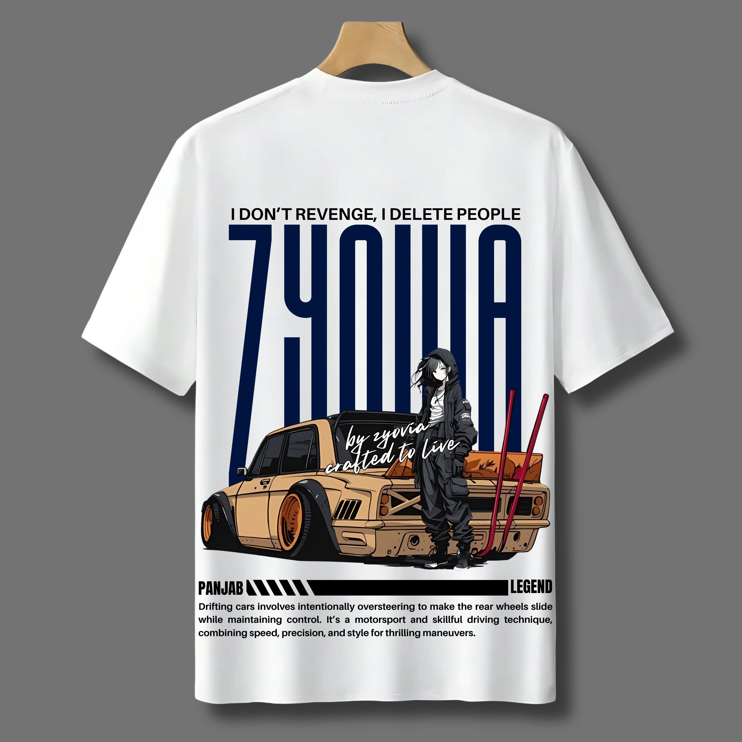 ZYOVIA RACING LEGEND OVERSIZED T-SHIRT