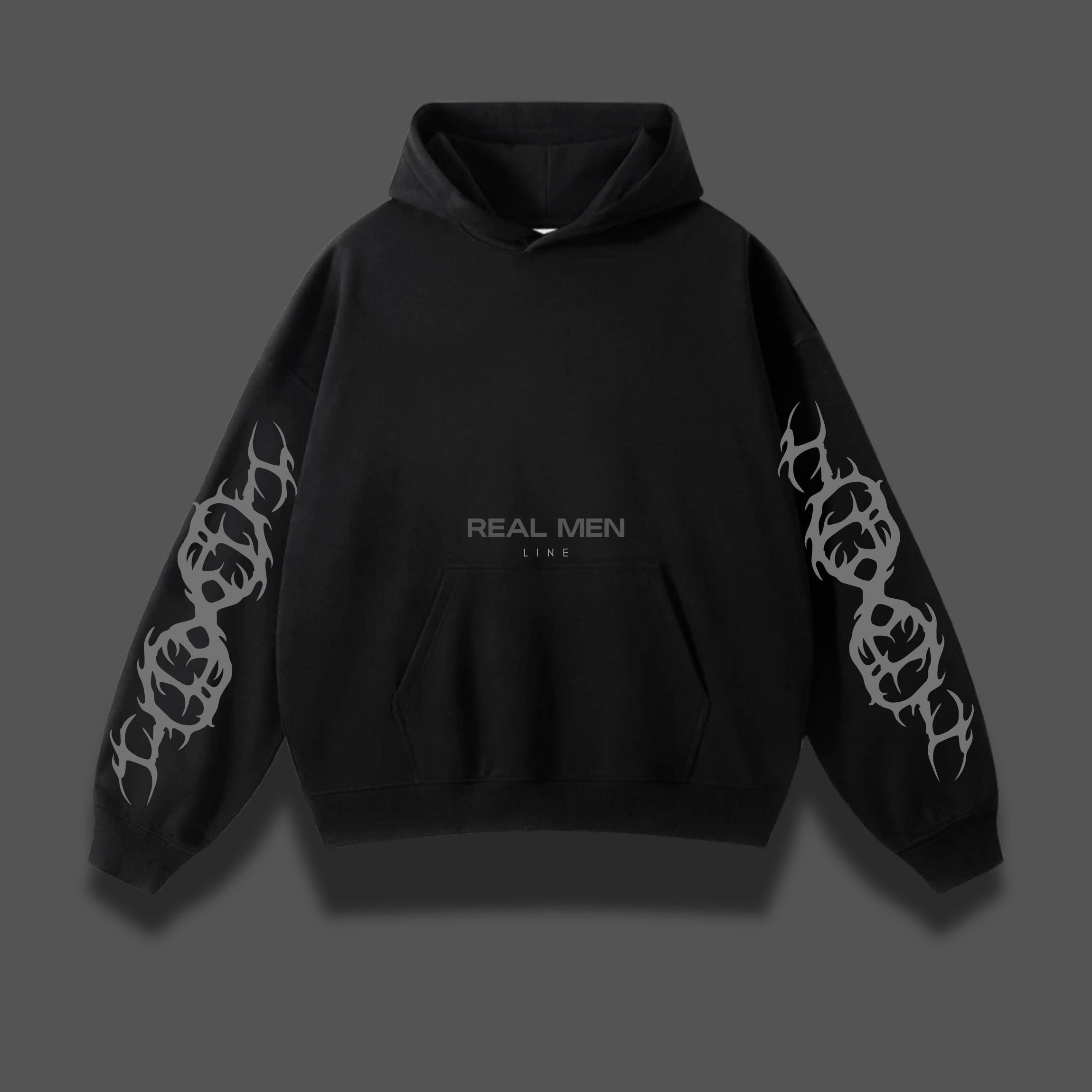 REAL MEN LINE OVERSIZED HOODIE