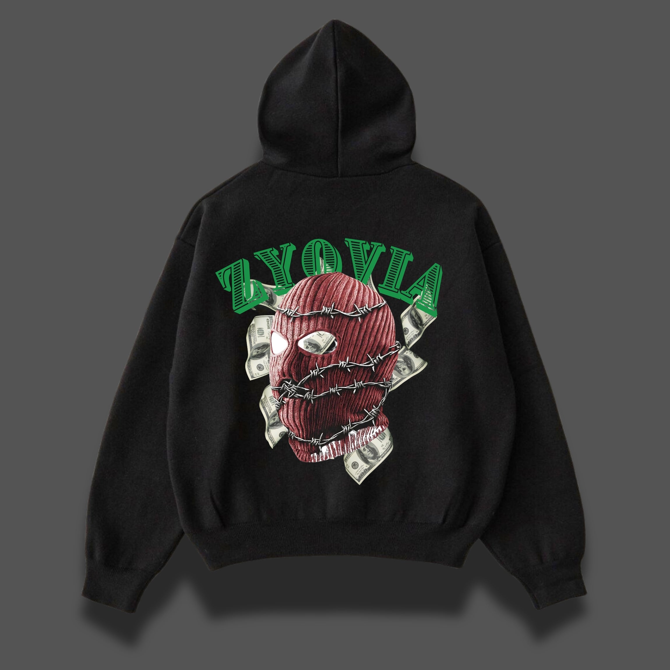 TRAPSTAR MASK OVERSIZED HOODIE
