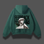 TRIPLE X FEEDBACK SCULPTURE OVERSIZED HOODIE