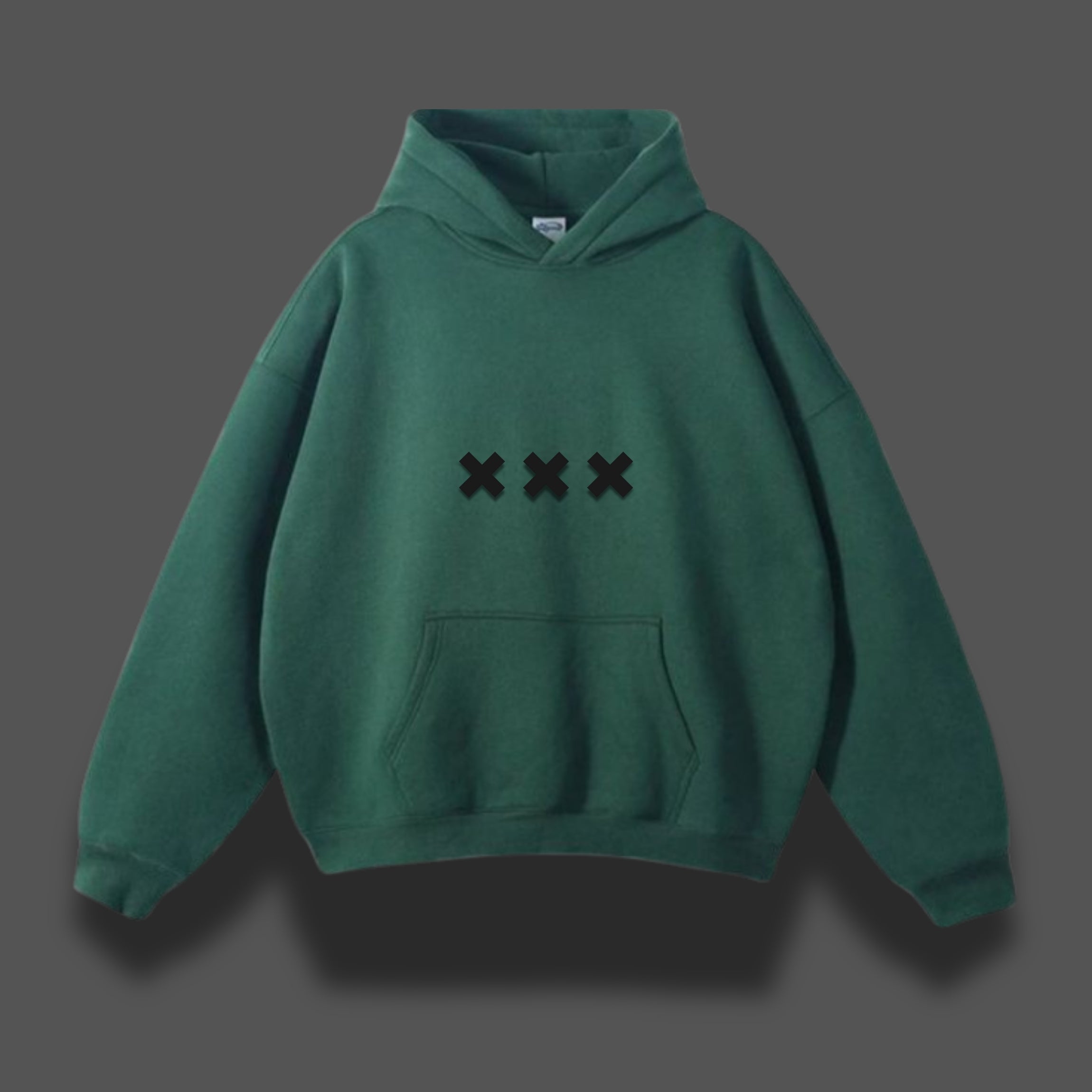 TRIPLE X FEEDBACK SCULPTURE OVERSIZED HOODIE