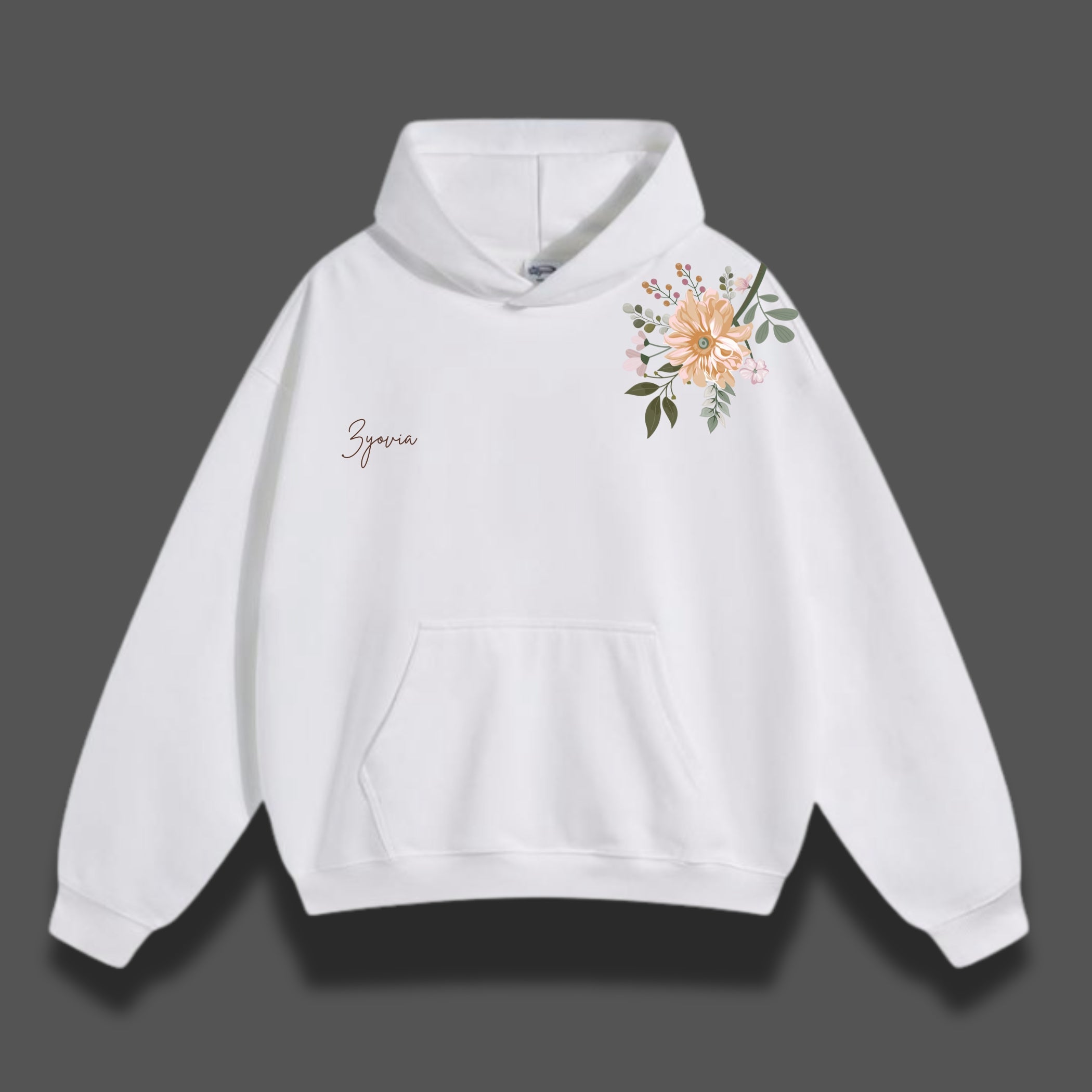 BOTANIC BLOOM OVERSIZED HOODIE