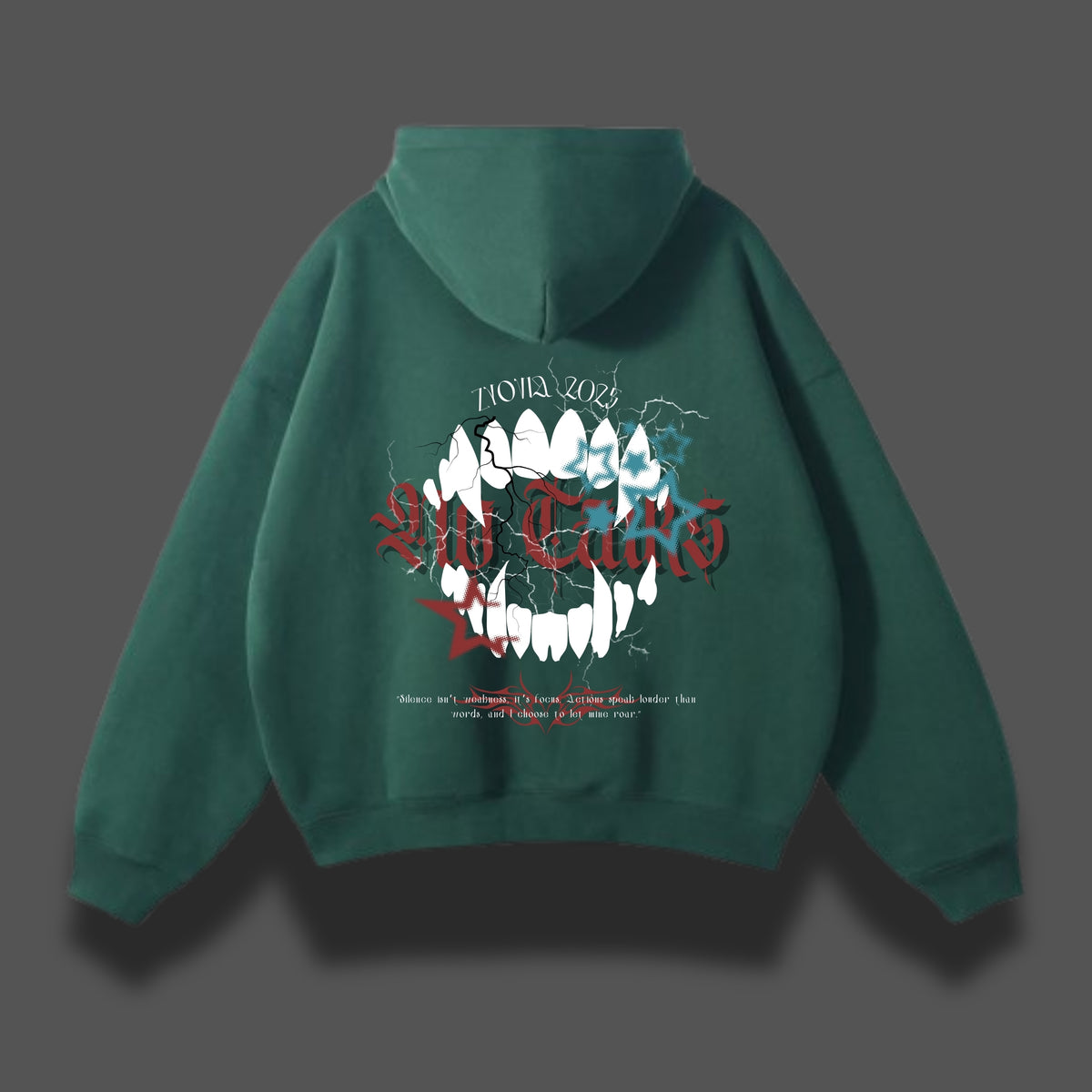 NO CARES OVERSIZED HOODIE