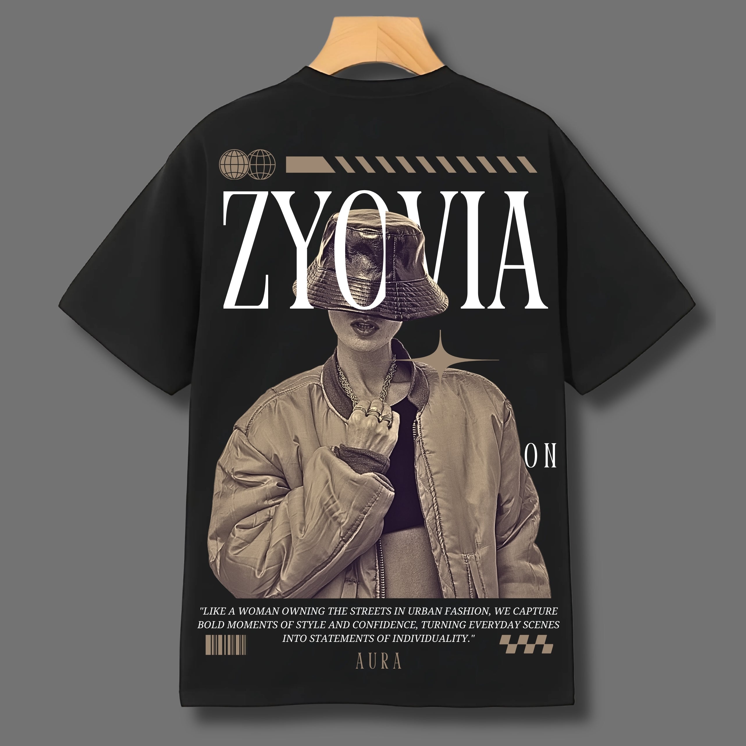 ZYOVIA AURA OVERSIZED T-SHIRT