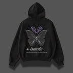 BUTTERFLY REBELLION OVERSIZED HOODIE